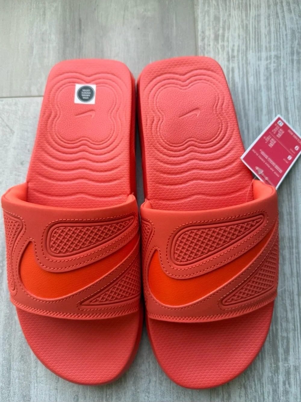 Nike orange Slide Sandals